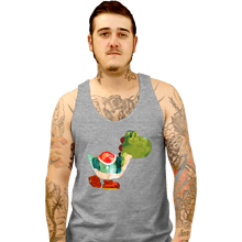 Load image into Gallery viewer, Shirts Tank Top, Unisex / Small / Sports Grey The Very Hungry Dinosaur
