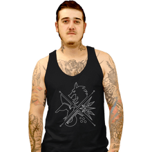 Load image into Gallery viewer, Shirts Tank Top, Unisex / Small / Black Minimal Witcher