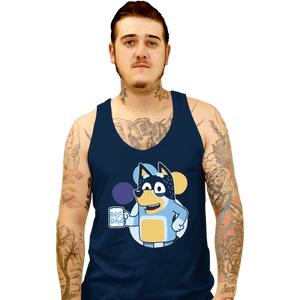 Daily_Deal_Shirts Tank Top, Unisex / Small / Navy Blue Dad