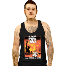 Load image into Gallery viewer, Secret_Shirts Tank Top, Unisex / Small / Black Stop The Planet Of The Apes!