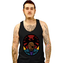 Load image into Gallery viewer, Secret_Shirts Tank Top, Unisex / Small / Black Fury Shield