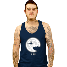 Load image into Gallery viewer, Shirts Tank Top, Unisex / Small / Navy Don't Look At The Full Moon