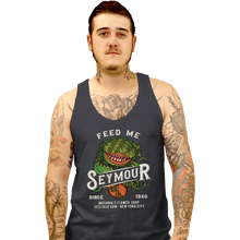 Load image into Gallery viewer, Secret_Shirts Tank Top, Unisex / Small / Dark Heather Feed Seymour