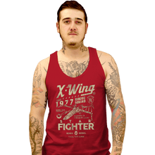 Load image into Gallery viewer, Daily_Deal_Shirts Tank Top, Unisex / Small / Red X-Wing Garage