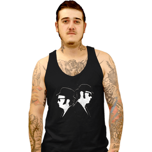 Daily_Deal_Shirts Tank Top, Unisex / Small / Black The Blues Bros