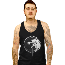 Load image into Gallery viewer, Shirts Tank Top, Unisex / Small / Black Wh1t3 W0lf