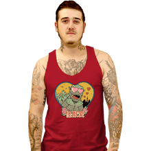 Load image into Gallery viewer, Daily_Deal_Shirts Tank Top, Unisex / Small / Red Kaiju Love