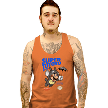 Load image into Gallery viewer, Shirts Tank Top, Unisex / Small / Orange Super Totoro Bros