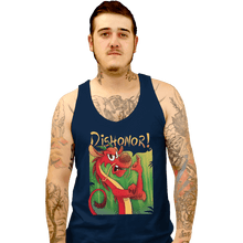 Load image into Gallery viewer, Shirts Tank Top, Unisex / Small / Navy Dishonor On You