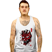 Load image into Gallery viewer, Daily_Deal_Shirts Tank Top, Unisex / Small / White Darth Oni