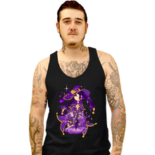 Load image into Gallery viewer, Shirts Tank Top, Unisex / Small / Black Astral Reflection Mona