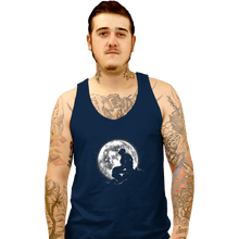Load image into Gallery viewer, Daily_Deal_Shirts Tank Top, Unisex / Small / Navy Moonlight Iron