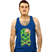Load image into Gallery viewer, Secret_Shirts Tank Top, Unisex / Small / Royal Blue SNES Jolly Plumber
