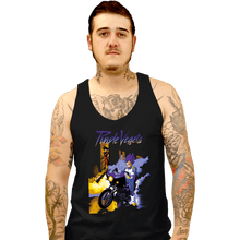 Load image into Gallery viewer, Shirts Tank Top, Unisex / Small / Black Purple Vegeta