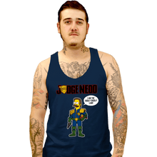 Load image into Gallery viewer, Secret_Shirts Tank Top, Unisex / Small / Navy Judge Nedd