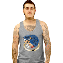Load image into Gallery viewer, Secret_Shirts Tank Top, Unisex / Small / Sports Grey The Fastest Hedgehog