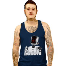 Load image into Gallery viewer, Daily_Deal_Shirts Tank Top, Unisex / Small / Navy Robots