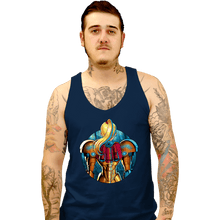 Load image into Gallery viewer, Daily_Deal_Shirts Tank Top, Unisex / Small / Navy Galactic Autumn