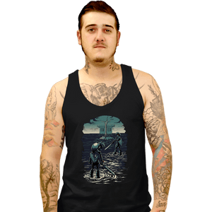 Daily_Deal_Shirts Tank Top, Unisex / Small / Black Link VS Dark Link