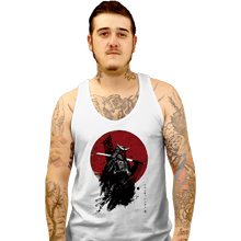 Load image into Gallery viewer, Shirts Tank Top, Unisex / Small / White Mandalorian Samurai