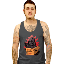 Load image into Gallery viewer, Daily_Deal_Shirts Tank Top, Unisex / Small / Charcoal Adopt The Dark Side