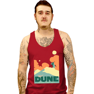 Shirts Tank Top, Unisex / Small / Red Visit Dune