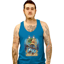 Load image into Gallery viewer, Shirts Tank Top, Unisex / Small / Sapphire Le Petit Magicien Noir