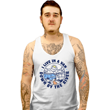 Load image into Gallery viewer, Daily_Deal_Shirts Tank Top, Unisex / Small / White Van By The River