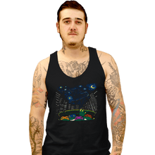 Load image into Gallery viewer, Daily_Deal_Shirts Tank Top, Unisex / Small / Black Starry City Night