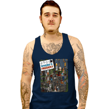 Load image into Gallery viewer, Daily_Deal_Shirts Tank Top, Unisex / Small / Navy Where's Freddy