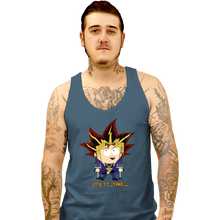 Load image into Gallery viewer, Daily_Deal_Shirts Tank Top, Unisex / Small / Indigo Blue Duel Time