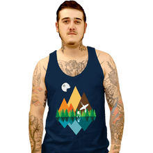 Load image into Gallery viewer, Secret_Shirts Tank Top, Unisex / Small / Navy The Forest View