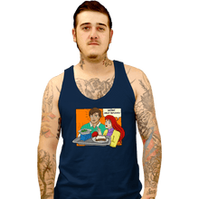 Load image into Gallery viewer, Daily_Deal_Shirts Tank Top, Unisex / Small / Navy Great Reflexes