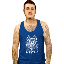 Load image into Gallery viewer, Shirts Tank Top, Unisex / Small / Royal Blue Blue Bomber Oni