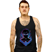 Load image into Gallery viewer, Secret_Shirts Tank Top, Unisex / Small / Black Glitch Nightwing.