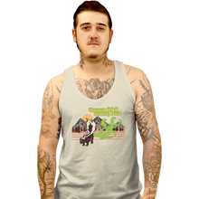 Load image into Gallery viewer, Daily_Deal_Shirts Tank Top, Unisex / Small / White Lonely Skunk