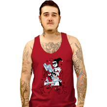 Load image into Gallery viewer, Secret_Shirts Tank Top, Unisex / Small / Red Making Pudding