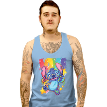 Load image into Gallery viewer, Secret_Shirts Tank Top, Unisex / Small / Powder Blue Alien Love
