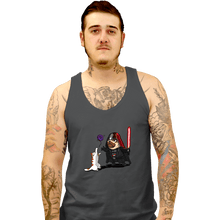 Load image into Gallery viewer, Secret_Shirts Tank Top, Unisex / Small / Charcoal Tales From The Bark Side