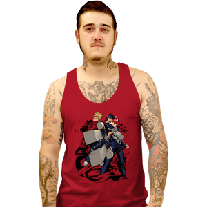 Shirts Tank Top, Unisex / Small / Red Cross Fire