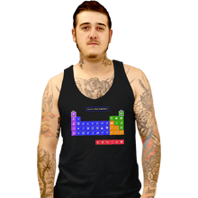 Load image into Gallery viewer, Secret_Shirts Tank Top, Unisex / Small / Black Periodic Table of Power-ups