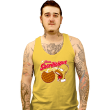 Load image into Gallery viewer, Daily_Deal_Shirts Tank Top, Unisex / Small / Gold Sacrilicious