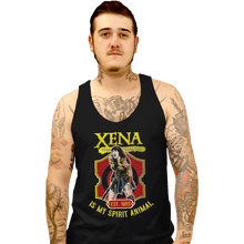 Load image into Gallery viewer, Shirts Tank Top, Unisex / Small / Black Xena Warrior Spirit Animal