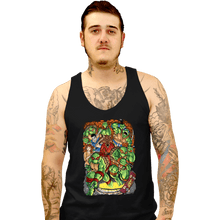 Load image into Gallery viewer, Daily_Deal_Shirts Tank Top, Unisex / Small / Black Pizza Fights And Stories