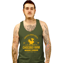 Load image into Gallery viewer, Shirts Tank Top, Unisex / Small / Military Green Chocobo Farm