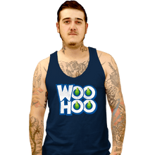 Load image into Gallery viewer, Secret_Shirts Tank Top, Unisex / Small / Navy Woohoo