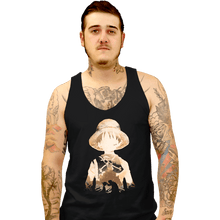 Load image into Gallery viewer, Secret_Shirts Tank Top, Unisex / Small / Black Straw Hat