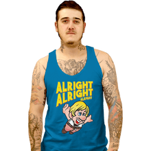 Load image into Gallery viewer, Shirts Tank Top, Unisex / Small / Sapphire Super Alright Bros.
