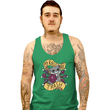 Load image into Gallery viewer, Shirts Tank Top, Unisex / Small / Irish Green My Rolls Are Trash