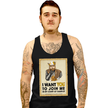 Load image into Gallery viewer, Secret_Shirts Tank Top, Unisex / Small / Black Knights Wanted